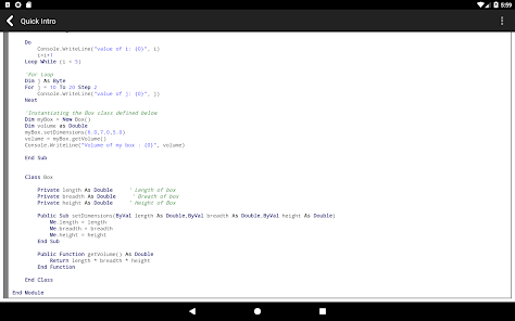 Captura de Pantalla 12 Visual Basic (VB.NET) Programm android
