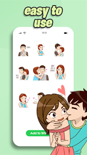 Stickers Romantic For WhatsApp