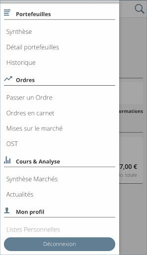 LAppli Bourse Screen 2