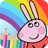 Pepy Pig Painting Color icon