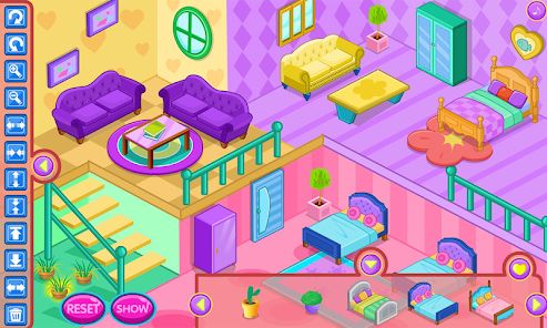 Polly pocket house clearance decorating games