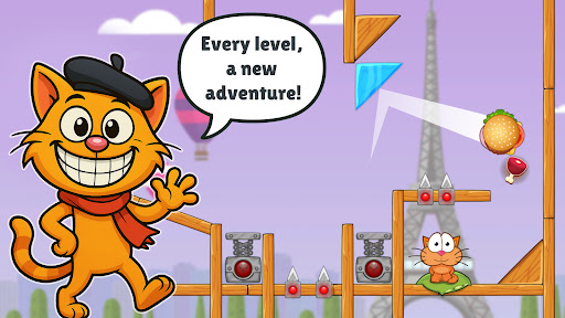 Hungry cat: physics puzzle 3