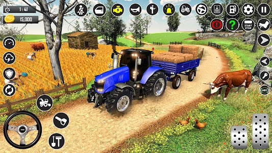 Farming Tractor Village Games Unknown