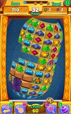 Poker Surf: Match 3 Jewel - Screenshot 1