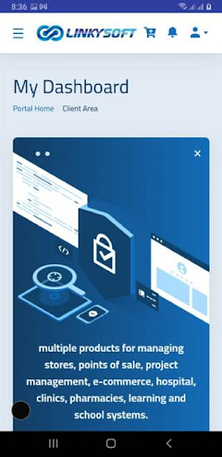 Android application Linkysoft Console screenshort
