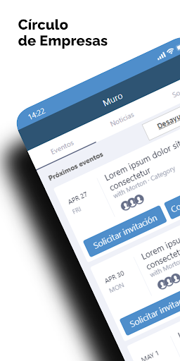 Android application Circulo de Empresas screenshort
