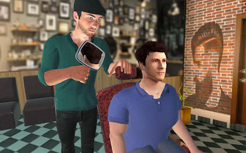 Barber Shop Hair Cut Games 3D screenshots 15
