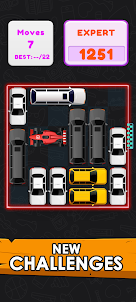 Racing car escape: puzzle game