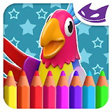 Cockatoo: 3D Coloring book icon