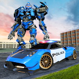 Police Car Robot：Transform War icon