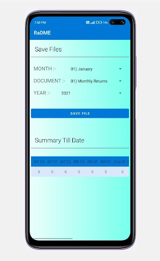 RaDME - App For TC Staff Screen 3