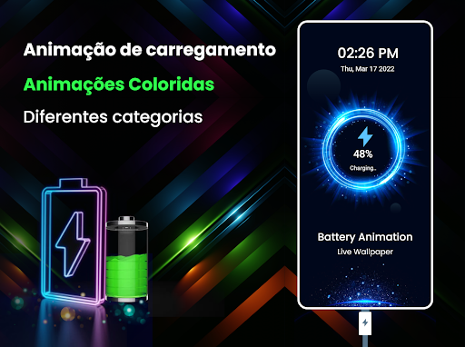 Visualização do aplicativo