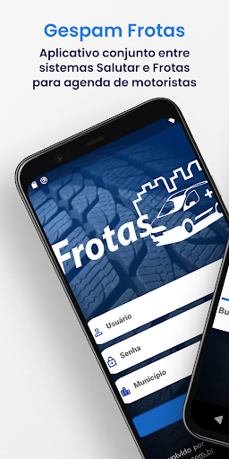Android application Gespam Frotas screenshort