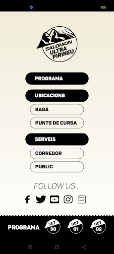 Android application Ultra Pirineu screenshort