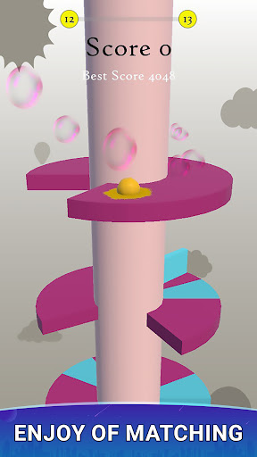 Android application Helix Stack Ball - Jump Drop screenshort