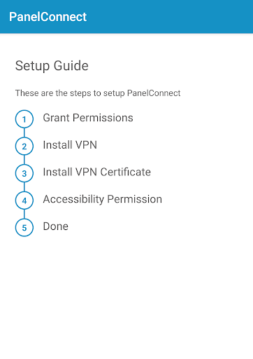 PanelConnect Screen 2