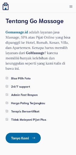 Go Massage Screen 2