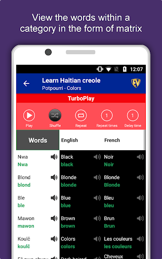 Screenshot of Learn Haitian Creole Language