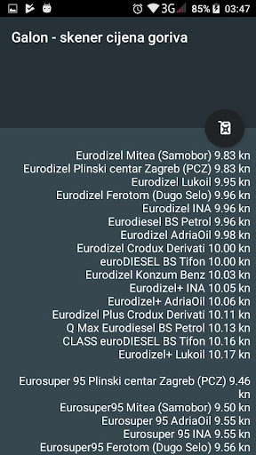 Galon - skener cijena goriva Screenshot 3 - AppWisp.com