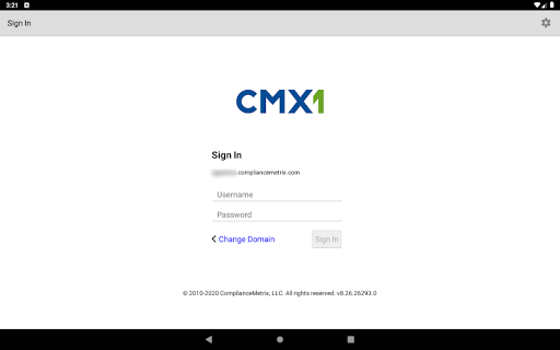 CMX1 Screen 2