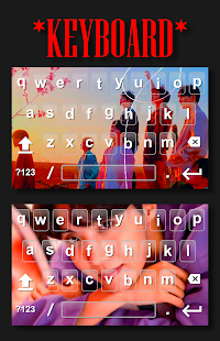 BTS Keyboard (Keypad Background) 1