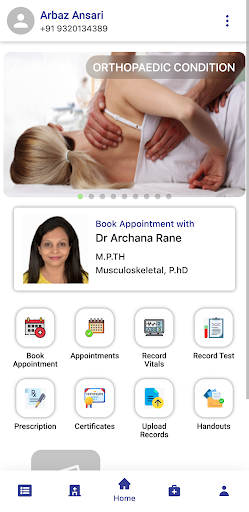 Android application Dr Archana Rane screenshort