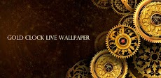 FREE Gold Clock Live Wallpaperのおすすめ画像1
