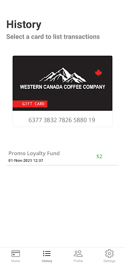 Western Canada Coffee Company Screen 3