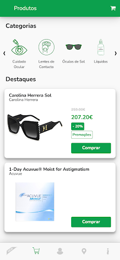 Óptica Portuguesa Screen 2
