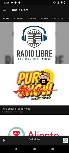 Radio Libre Screen 2