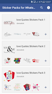 Love Quotes Stickers for WA
