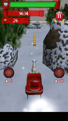 Santa Sleigh Surfer