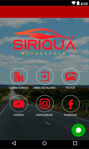 Android application Autoescola Siriqua screenshort