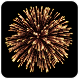 Simple fireworks icon