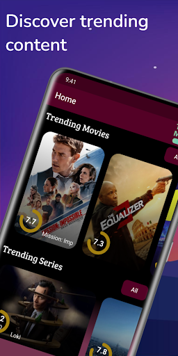 Android application CouchCinema screenshort
