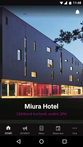 Android application MIURA Hotel screenshort