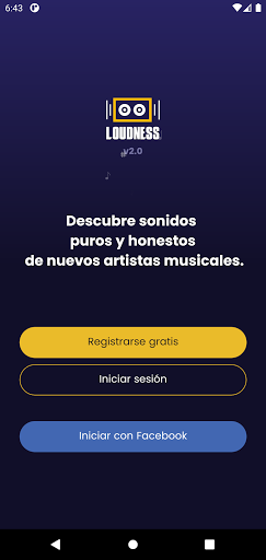 Android application Loudness screenshort