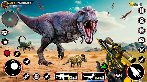 Wild Dino Hunting Gun Games 3D