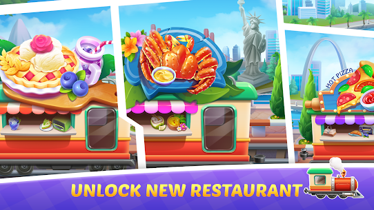 Cooking Train MOD APK- Food Games (Unlimited Money) Download 3