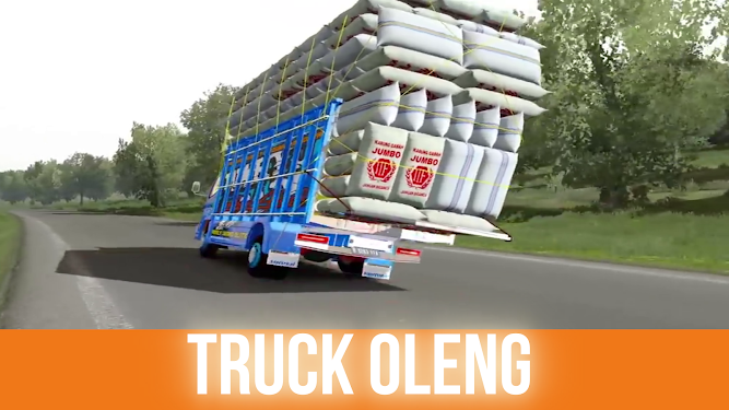 #2. Truk Oleng Simulator Indonesia (Android) By: StickerApp