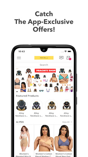 Android application Prachi Shop screenshort