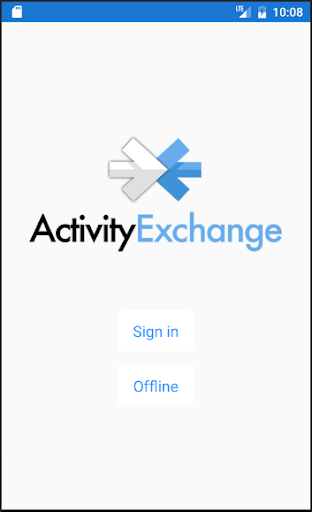 Android application ActivityExchange screenshort