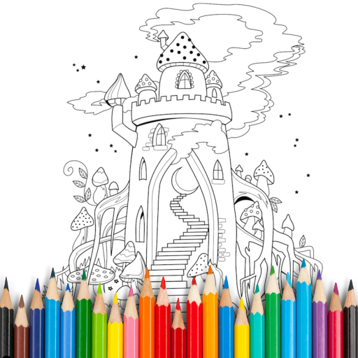 Architecture Coloring Book logo