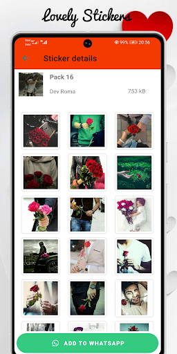 18+ Romantic - WASticker Screen 3