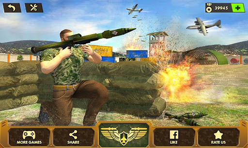 Android application Airplane Sky Shooter Game screenshort