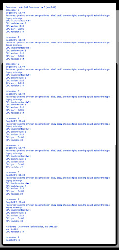 Device info Pro Screen 3