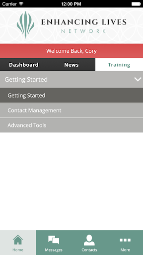 Enhancing Lives Network Screen 2