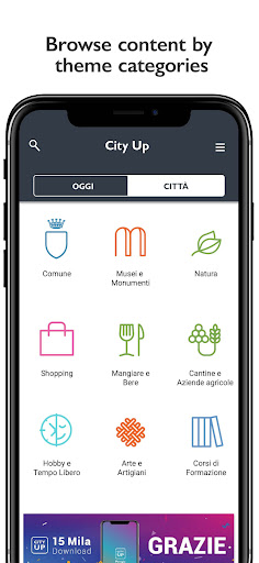 Android application City Up Allumiere screenshort