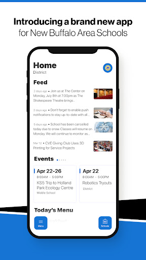 Android application New Buffalo Area Schools screenshort