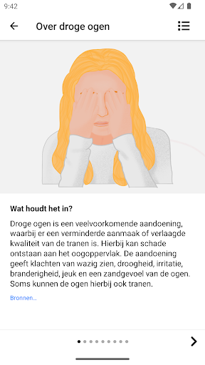 Droge Ogen App Screen 3